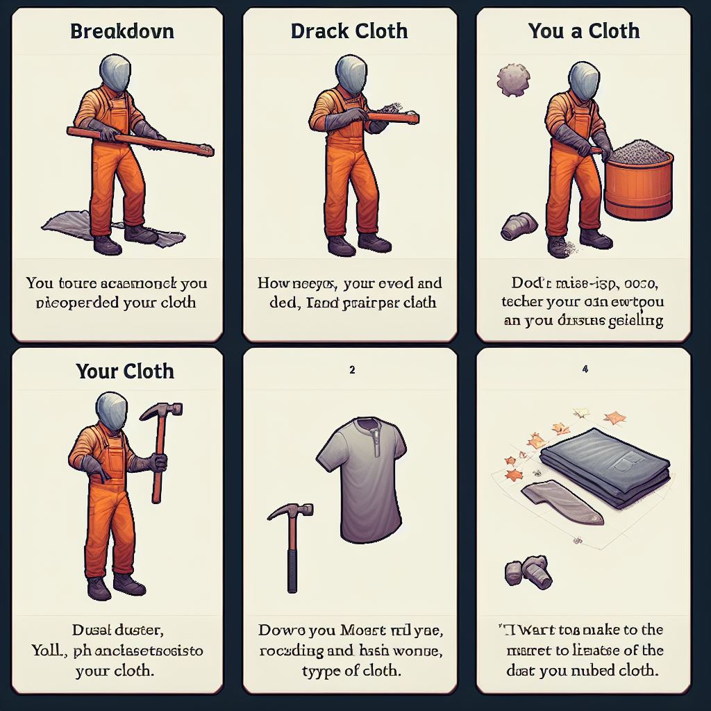 Breaking Down Items that Contain Cloth: How to Get Cloth in Rimworld