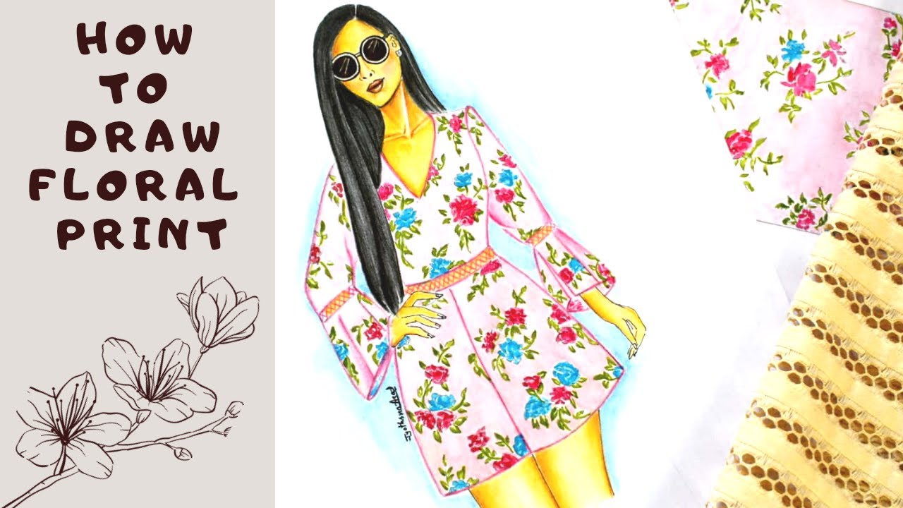 How to Draw Floral Print Styles Stay